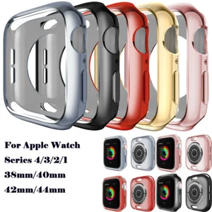 Soft TPU Frame Shockproof Cover Case Protectiove for iWatch Series 6 5 4 3 2 1 - Imagen 1 de 30