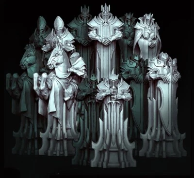 Paladin Chess Set Remastered  - Image 1 of 4