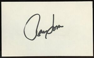 Ray Fosse signed autograph auto 3x5 index card Baseball Player 9354