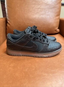Size 8.5- Nike Dunk Low SE Chocolate Croc DV1024-0 - Picture 1 of 7