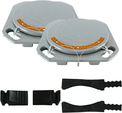 Herramienta de alineación de ruedas de 2 piezas placas giratorias de alineación de alta resistencia rueda delantera de automóvil Foto 1 de 4