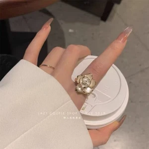 Anello Camelia Sensazione Avanzata Luce Lusso Anello Femminile Tender Ins - Foto 1 di 5
