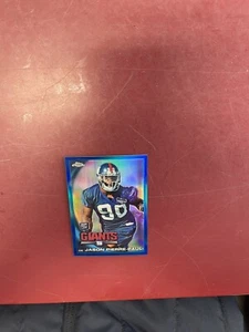 2010 Topps Chrome Jason Pierre-Paul RC Blue Refractor 123/199 - Picture 1 of 2
