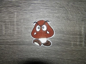 Goomba Character Super Mario Game Series Embroidered Iron On Patch 2" x 2.25" - Picture 1 of 2