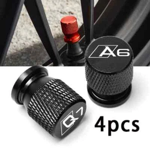 Car Wheel Tire Valve Caps Tyre Stem Covers Airdust Waterproof for A4 A5 A6 A7 A8 - Picture 1 of 32