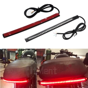 Motorcycle LED Strip Tail Brake Turn Signal Light Flexible For Yamaha YZF R1 R6 - Picture 1 of 12