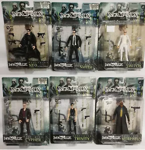 THE MATRIX : SET OF 6 ACTION FIGURES MADE BY DSK (DRMP) - Picture 1 of 8