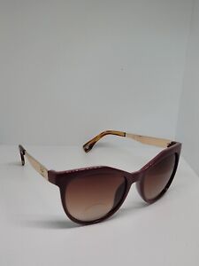 Versace 1969 Vintage Round Purple & Gold Sunglasses. Womens. Brown Gradient Lens