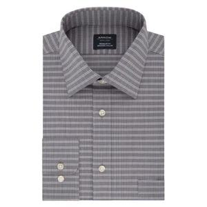 Mens Arrow Dress Shirt Gray Size 15-15 1/2 34-35 Wrinkle Free NWT - Picture 1 of 3