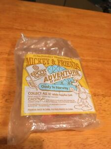 Sealed McDonalds Happy Meal Toy “Mickey and Friends-Goofy in Norway” 1993