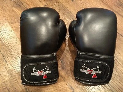 Guantes Century I Love Kick Boxing Adulto 12 OZ Adulto Unisex Negros Foto 1 de 4