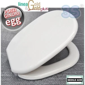 Sedile wc EGG Pozzi Ginori - ACB Ercos linea oro - Foto 1 di 5