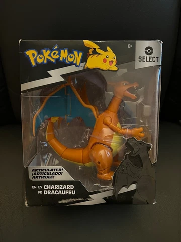 Pokemon SELECT Articulated Charizard 6” Figure SERIES 1 New Damaged Open Box Cover