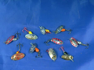 10 cucchiaini Martin 2x n°1 (2gr) 8xn°2 (2,2) pesca spinning trota cavedano MT7 - Foto 1 di 1