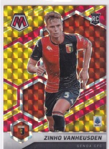 2021-22 Panini Mosaic Series A No. 100 Zinho Vanheusden Rookie Gold 7/10