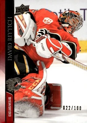 David Rittich - 2020-21 Upper Deck Series 1 Exclusives /100 Card #30 - Image 1 of 2
