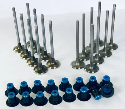 INT & EXH Valve Kit W/Seals 1994-03 Ford 7.3L Diesel Power stroke - Image 1 of 3