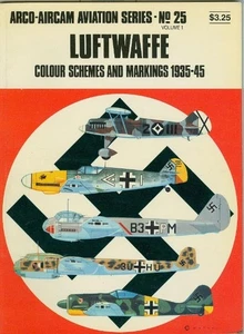 Arco-Aircam-WWII-Aviation-Luftwaffe-Color Schemes and Markings 1935-45-Vol. 1! - Imagen 1 de 2