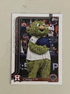 Orbit Houston Astros 2025 Topps Series 1 Celebration Mascots #M-11 - Picture 1 of 2