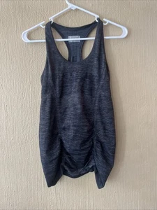 Athleta Fastest Track Racerback Tank Top Size Small blue gray Space Dye 489382 - Picture 1 of 7