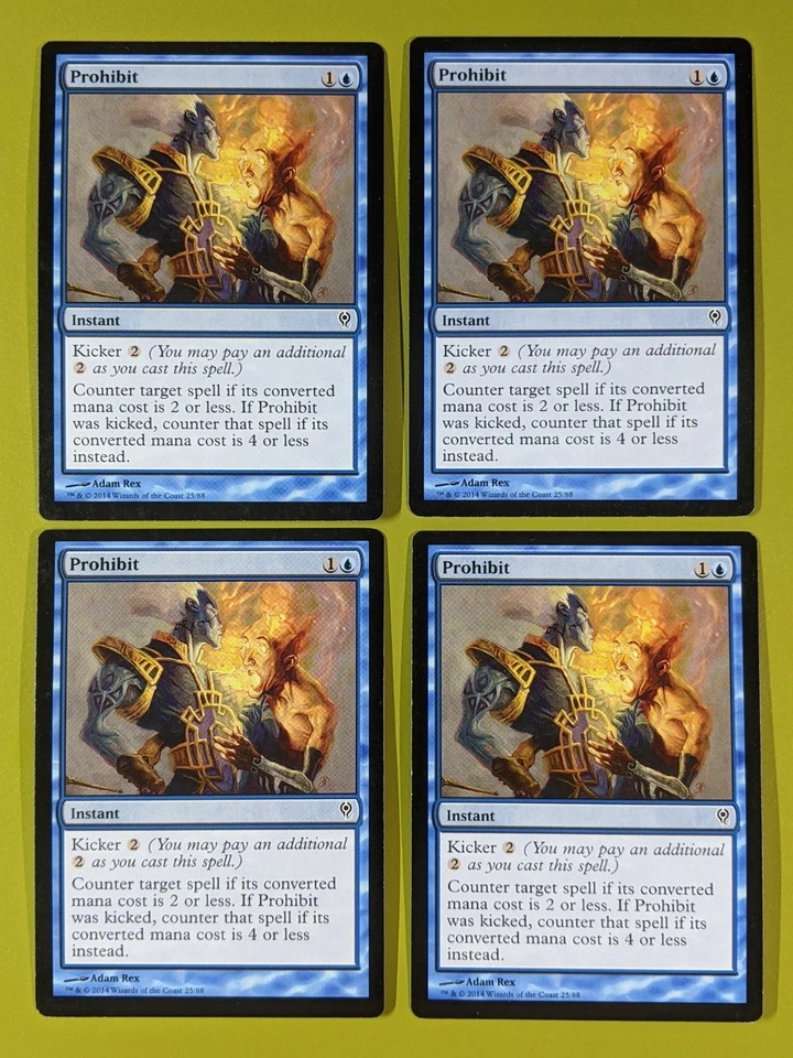 Prohibit x4 Duel Decks: Jace vs. Vraska 4x Playset Magic the Gathering MTG - Image 1 of 1
