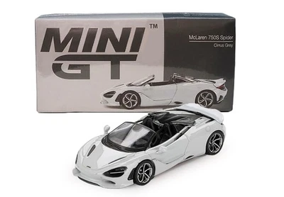Mini-GT 1:64 McLAREN 750S SPIDER CIRRUS GREY 2024 - Immagine 1 di 4