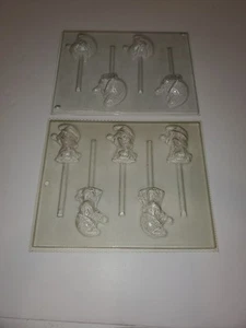 Lote de 2 moldes THE SMURFS Personaje de dibujos animados Fiesta Chocolate Caramelo Jello Lolli Pop - Imagen 1 de 9