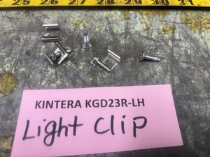 KINTERA REFRIGERATOR  KGD23R-LH  Light Retainer Clips With Screws Set Of 3 - Picture 1 of 11