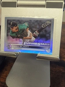 2022 TOPPS SERIES 1 MLB- LOGAN GILBERT FUTURE STARS SILVER PRIZM NO. 156 - Imagen 1 de 2