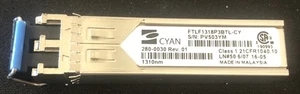 CYAN FTFL 1318 P3BTL-CY SFP Fiber Optical Transceiver - Picture 1 of 1