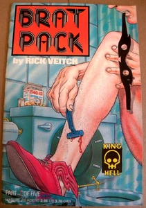 King Hell Tundra 1990 Brat Pack #1 Rick Veitch casi nuevo-qq - Imagen 1 de 6
