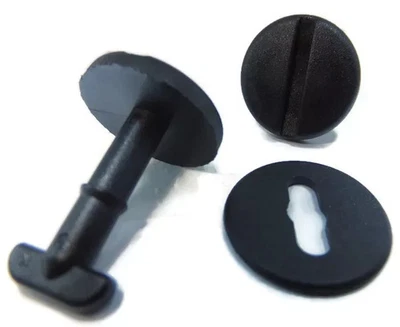 FIT LAND ROVER FLOOR INTERIOR CARPET MAT TWIST LOCK WITH WASHERS 10PCS TRIM CLIP - Image 1 of 4