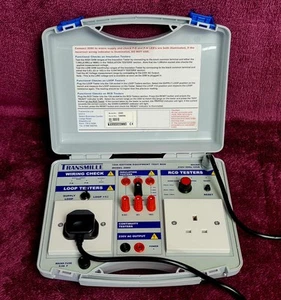 Transmille Checkbox/Kalibrator: MFT PAT Continuity Isolation Loop & RCD Tester - Bild 1 von 6