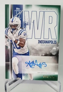 2024 Topps Signature Adonai Mitchell Rookie Class Auto Variation Green 48/150 - Picture 1 of 2