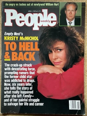PEOPLE Magazine VTG Issue - April 3, 1989 w/ Kristy McNichol • Smokey Robinson - Image 1 of 4
