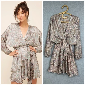 SHEIKE Womens Size 8 Paisley Print Mini Morocco Dress Cocktail Party - Bild 1 von 10