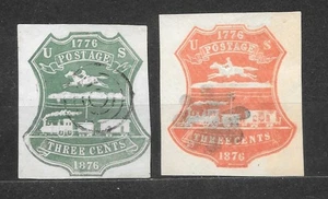 USA 1876 - Pony Express - Cut Square - Picture 1 of 1