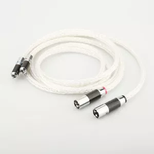 High-End 8AG Silver Plated HiFi AMP Interconnect Audio Cable RCA Male to XLR - Picture 1 of 11