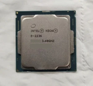 Intel Xeon E-2236 QS CPU 6 Cores 12 Threads LGA 1151 TDP 80W Processors - Picture 1 of 1
