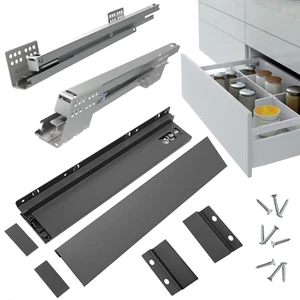 Kit Per Cassetto ad Estrazione Totale Modello SLIM Portata 45kg Indaux Ariane S - Imagen 1 de 11