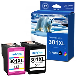 Für HP 301 Druckerpatronen XL Deskjet 1050 2544 2050 A 3050 Envy 4500 4504 5530 - Bild 1 von 10