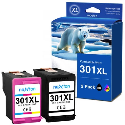 Druckerpatronen für HP 301 XXL Deskjet 1050 2544 2050 A 3050 Envy 4500 4502 4504 - Bild 1 von 4