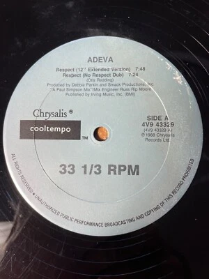 Adeva - Respect LP 1988 Garage House cooltempo Otis Redding - Image 1 of 4