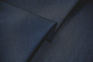 PURE WOOL NAVY PINCHECK WEAVE LUXURY TAILORING MADE IN ITALY FOR HUGO BOSS E9N - Picture 1 of 18