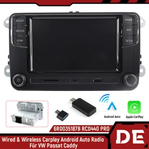 RCD440 PRO 187B Autoradio Wireless Carplay Android Auto USB Adapter Für VW Golf - Bild 1 von 15