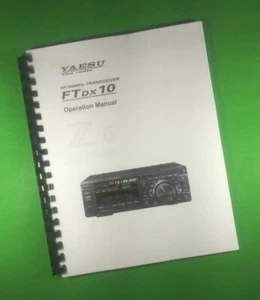 Owners Manual for Yaesu FTDX-10 Transceiver 123 Pages W/Clear Covers - Picture 1 of 1