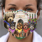 Spring Dog House Dogs Cats Photo Face Masks, Personalized Photo Face Masks