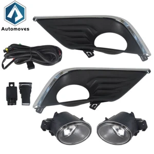 Conjunto de luces antiniebla conductor+pasajero para Nissan Altima 16-18 halógenas cromadas - Imagen 1 de 14