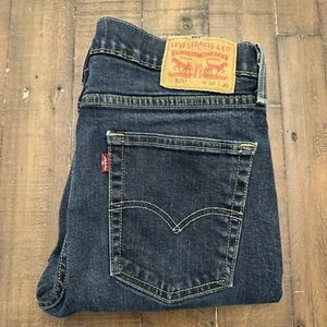 Levi's 510 Skinny Fit Denim Jeans Mens 30x27.5 Dark Wash Mid-rise Preppy Slim - Picture 1 of 13