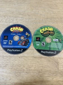 Lot of 2 PS2 Games: Crash Tag Team Racing & TwinSanity - DISC ONLY - Picture 1 of 5